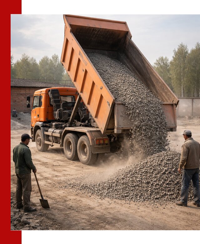 Доставка самосвалом 20 м3 в Шахтах быстро и надежно