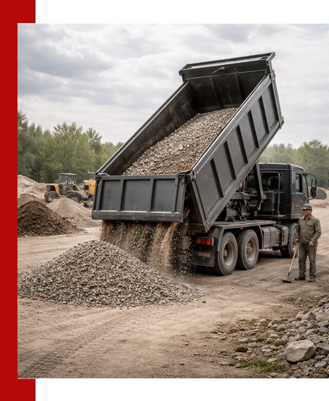 Доставка самосвалом 30 м3 по выгодным ценам в Шахтах