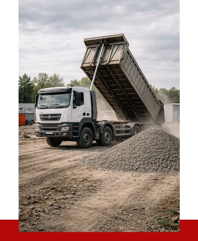 Доставка самосвалом 40 кубов в Шахтах от 9768 р. | ПРОНЕРУДШхт