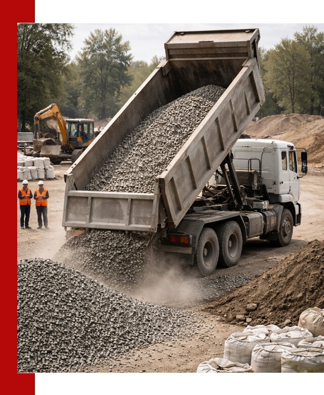 Аренда самосвала в Шахтах для доставки сыпучих и нерудных материалов