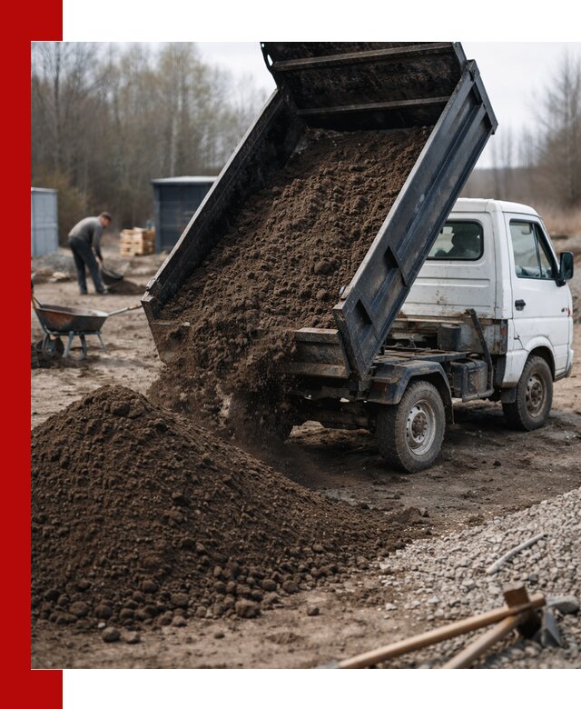 Аренда минисамосвала в Шахтах для доставки сыпучих материалов