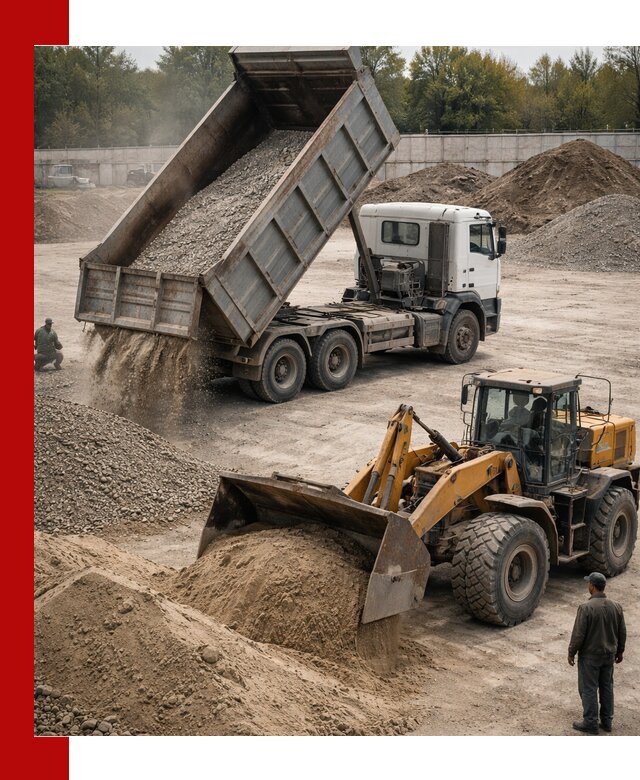 Перевозка сыпучих грузов самосвалами и бортовыми в Шахтах