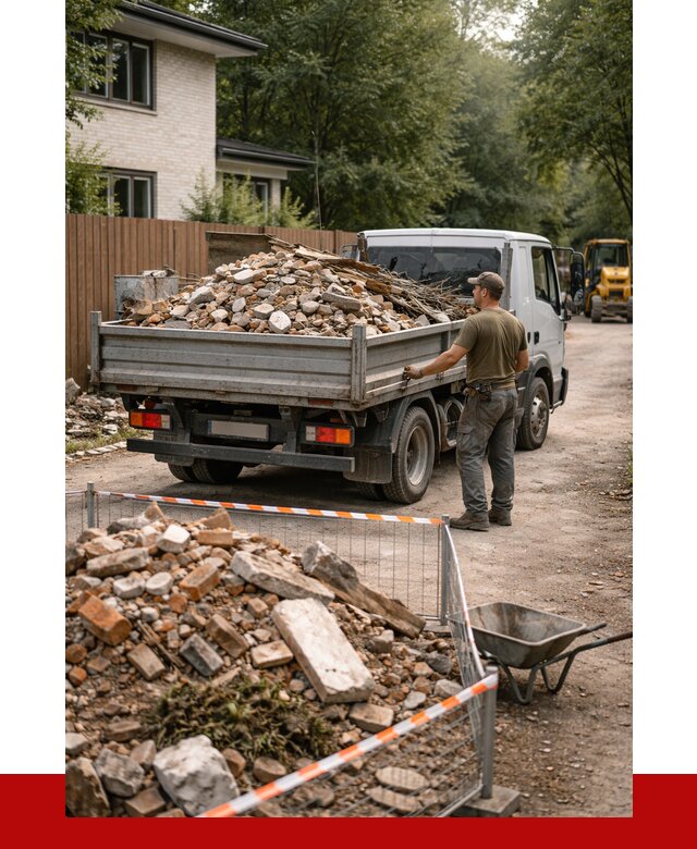 Вывоз строительного мусора с погрузкой в Шахтах от 8140 р | ПРОНЕРУДШхт