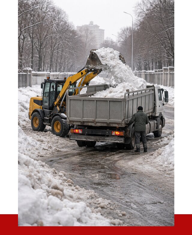 Вывоз снега с погрузкой в Шахтах от 3799 р. ПРОНЕРУДШхт