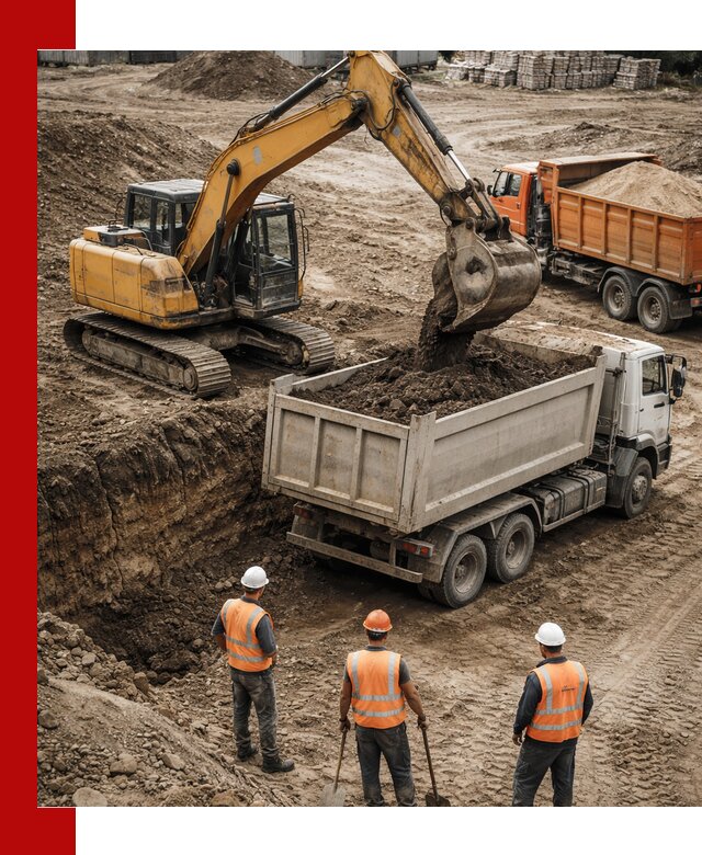 Разработка грунта для строительства и благоустройства в Шахтах