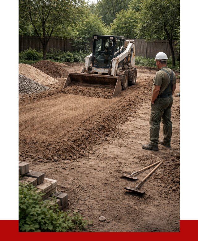 Выравнивание участка под ключ в Шахтах от 3799 р. | ПРОНЕРУДШхт