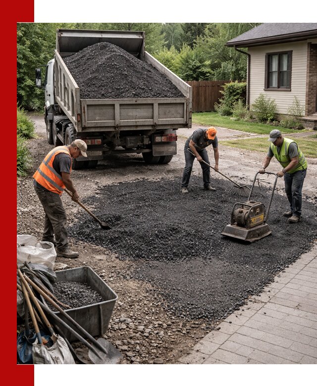 Асфальтовая крошка для двора с доставкой в Шахтах